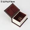Creative Book Shape Jewelry Storage Box Mini Flip Cover Ring Box Vintage Pendant Box for Valentine's