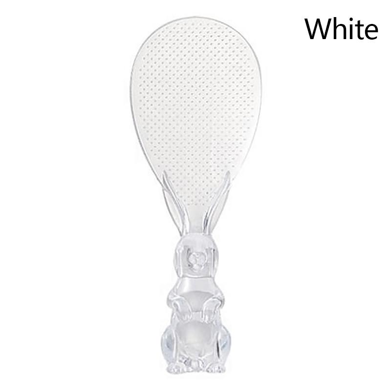 Reative Plastic Can Stand Up Rabbit Rice Spoon Transparent And Non Stick Rice Rice Spatula Kitchen Utensils