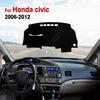 Для Honda Civic 2006 2007 2008 2009 2010 2011 2012 Коврик на панель приборов Защита от солнца Анти-УФ Коврики Аксессуары для автомобиля Чехол на приборную панель автомобиля