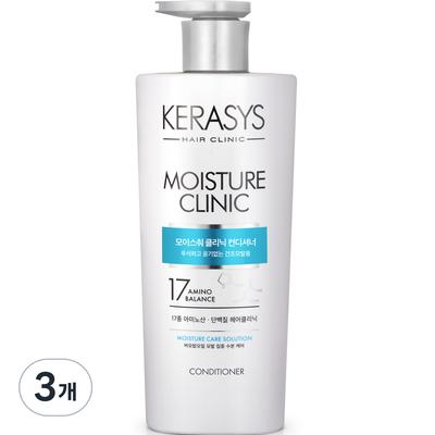 Кондиционер Kerasys Moisture Clinic Protein, 750 мл, 3 шт.