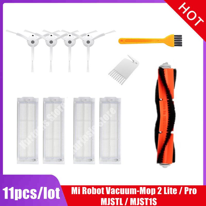 Для Xiaomi Mi Robot Vacuum-Mop 2 Lite / Pro / MJSTL / MJST1S Робот-пылесос Запасные части Основная Боковая щетка Hepa-фильтр Ткани для швабры