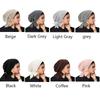 Pre-Tied Turban Chemo Cap Ruffle Islamic Cancer Headwear Scarf New Muslim Women Hijab Bonnet