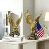 Eagle Ornaments Living Room Home Resin Crafts Model Room Decoration Housewarming Gift
