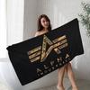 Alpha La Industries Микрофибровое пляжное полотенце Впитывающее Быстросохнущее Мягкое для йоги, плавания, курорта, альпинизма