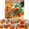Adorable Christmas Series Capybara Plush Toy For Kids Featuring Soft Pp Cotton Filling And Cute Designs