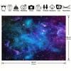 Космос Звездная Галактика полиэстер фон для фотосъемки Космическая планета Галактика вечерние фото фон баннер украшения