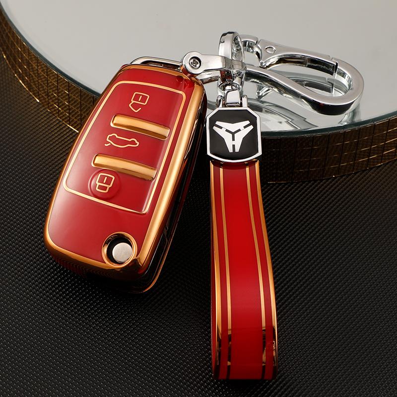 Soft TPU Car Remote Key Cover Case for A3 8P A4 B7 B8 B5 B9 B6 A1 A5 Q7 Q5 A6 4F C6 C5 C7 C4 TT Q3 S3 A7 A8 C4 8N 8V 8L RS3 Keychain Accessories