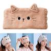 Soft Hair Accessories Coral Fleece Headwear Cat Hairbands Turban Wash Face Headbands