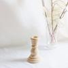 Stand Vintage Retro Wood Candle Holder Wooden Pillar Candlestick Holder Wedding Decoration