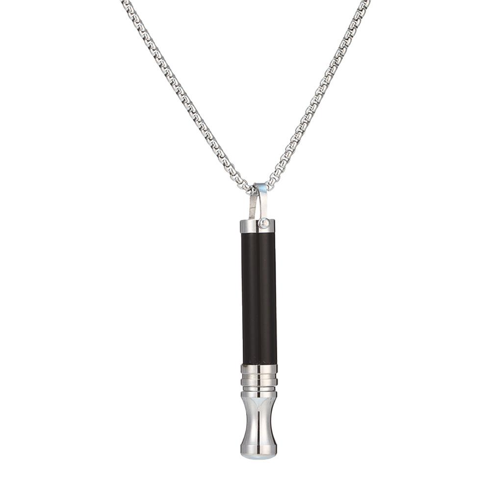 Титановая сталь Дыхательное ожерелье для снятия тревоги Breathlink Бросить курить Вейпинг Ожерелье Средства для отказа от курения Непоседливое ожерелье