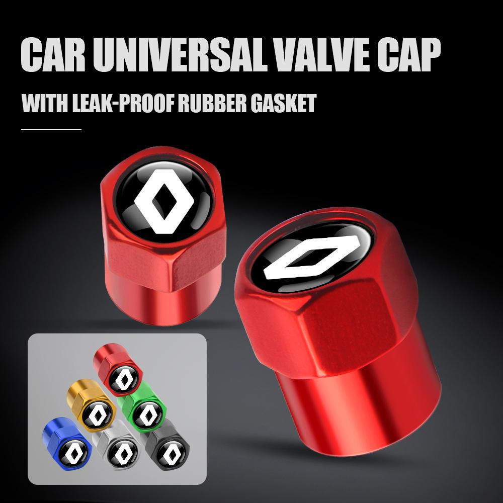 Для Renault 2026 Новые колпаки на диски 4 шт. Колпачки на вентиль колеса автомобиля Автоаксессуары для Renault Captur Twingo Megane Clio Dus