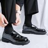 FashionPlatform Новые мужские туфли из кожи, высокие классические удобные туфли с острым носком, деловые туфли без застежек, модные повседневные туфли для свадебной вечеринки