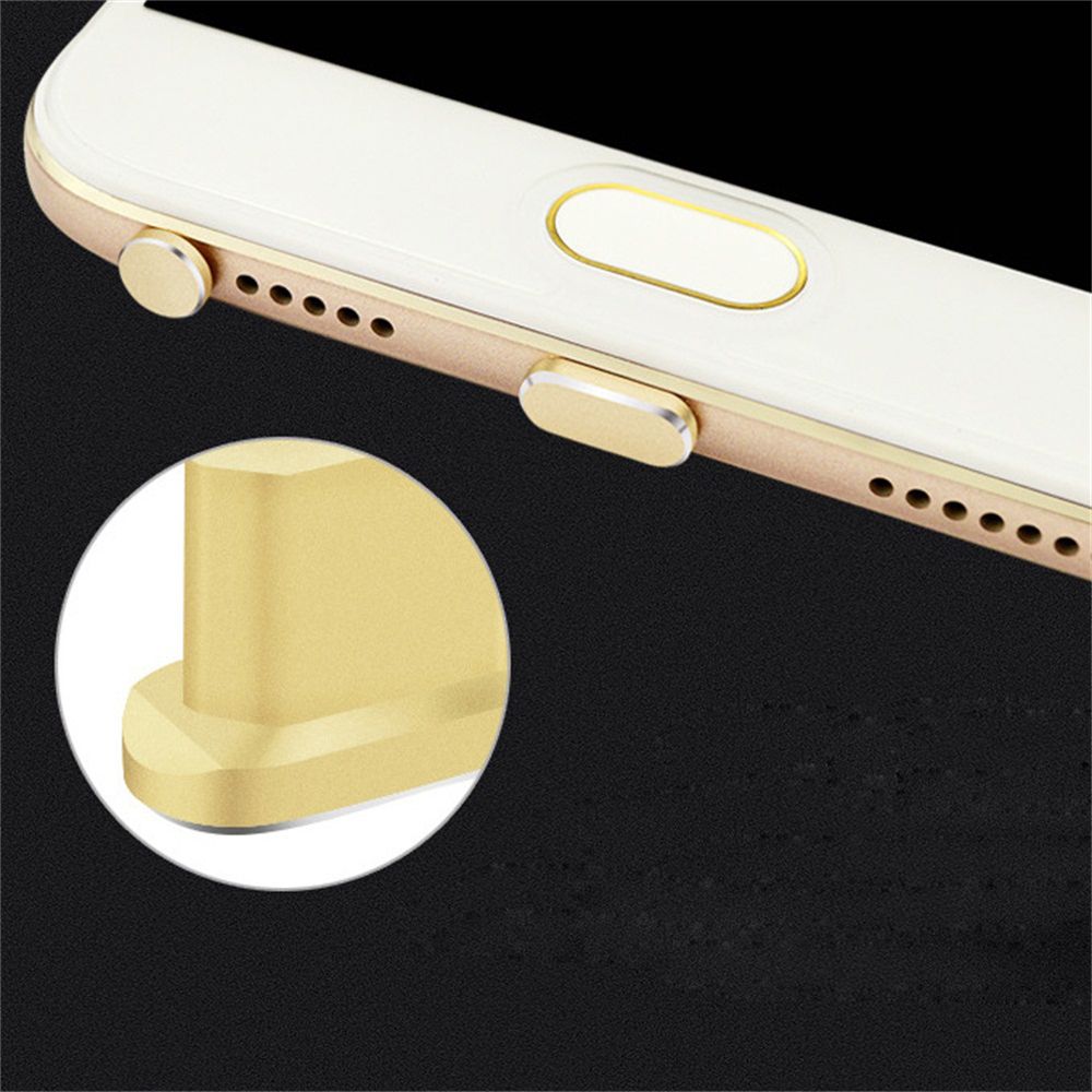 Anti-Dust Earphone Port Retrieve Card Pin Micro USB Metal Dust Plug for Android Phone 3.5mm Jack