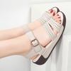 Platform Sandals Women's Summer Wedge Heel Middle Mom Sandals Women's Outer Sandals Women