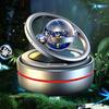 Portable Kinetic Molecular Heater Double Ring Auto Rotating Solar Heater Mini Kinetic Heater Car Oil Diffuser Living Room Bathroom Car Air Freshener