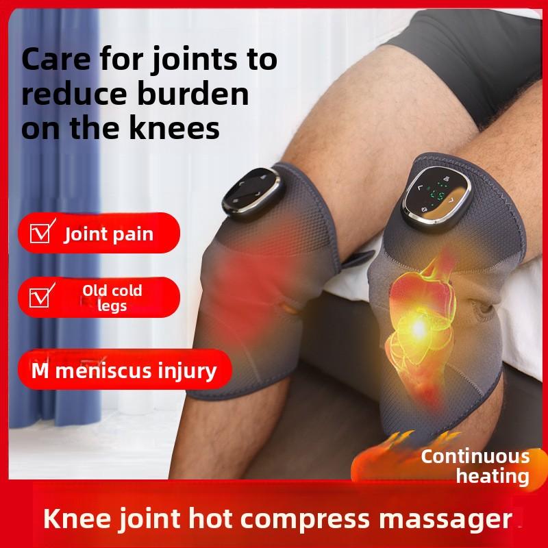 Graphene Hot Compress Knee Massager Knee Joint Heating Massager Knee Warm Vibration Care Instrument