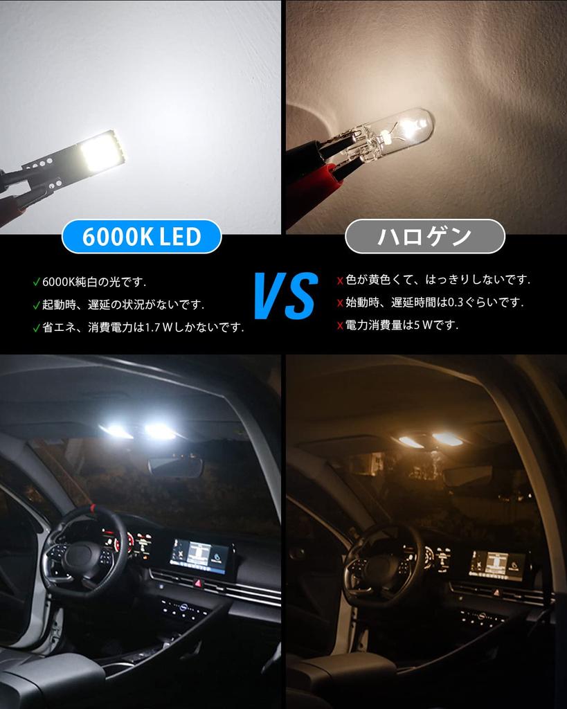 Светодиодная лампа T10 Белый Взрывной свет 4 шт. Автомобильная инспекция Совместима с 21 рядом