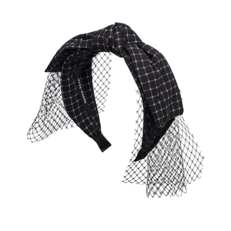 Коричневая шляпа [ободок] Кружевной кролик