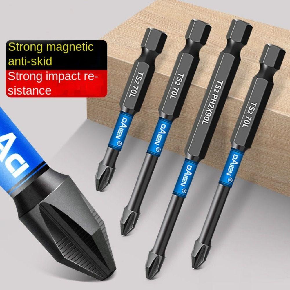 10 шт/6 шт нескользящие магнитные ударные биты ударопрочные отвертки набор бит электрические отвертки