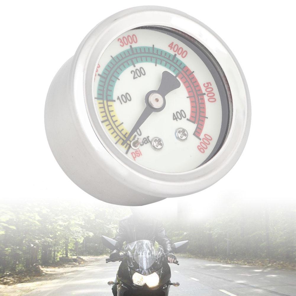 Base Entry Pressure Gauge Manometer 0-40mpa 6000psi with Metal Case for Outdoor Use Easy to Install and Read