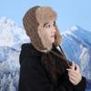 Новая осенне-зимняя шапка-ушанка для женщин, для активного отдыха, катания на лыжах, ветрозащитная, для велоспорта, теплая, с защитой ушей, шапка-пилот, универсальная