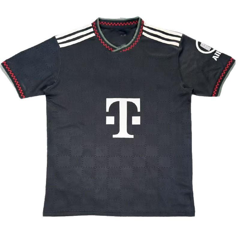 Mens Bayern Munich ''-'' Away Fan Jersey Short Sleeve Football Shirt Bamboo Fiber Sport Top