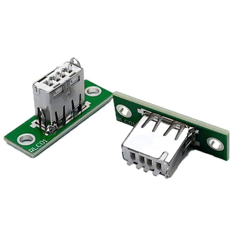5 шт. USB с фиксированным разъемом на плате DIY Панельный монтаж Ремонт Интерфейс зарядки