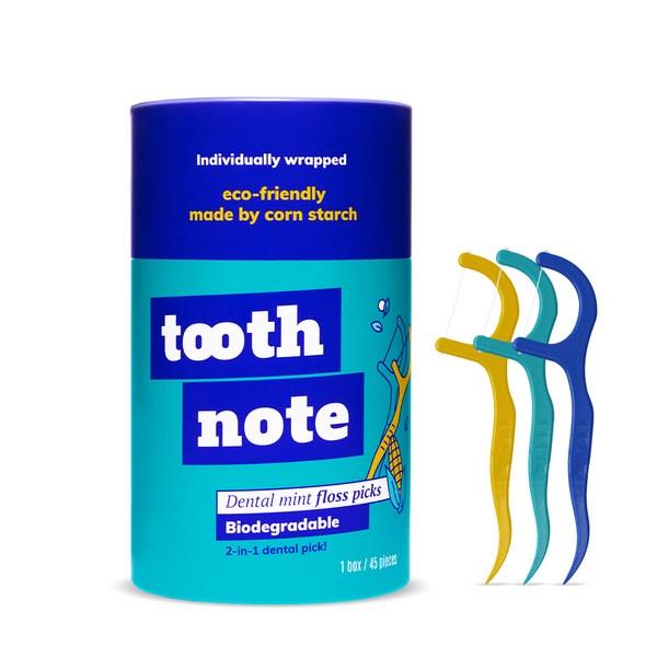 Одноразовая зубная нить Toothnote Dental Mint, 45 шт., 1 шт.