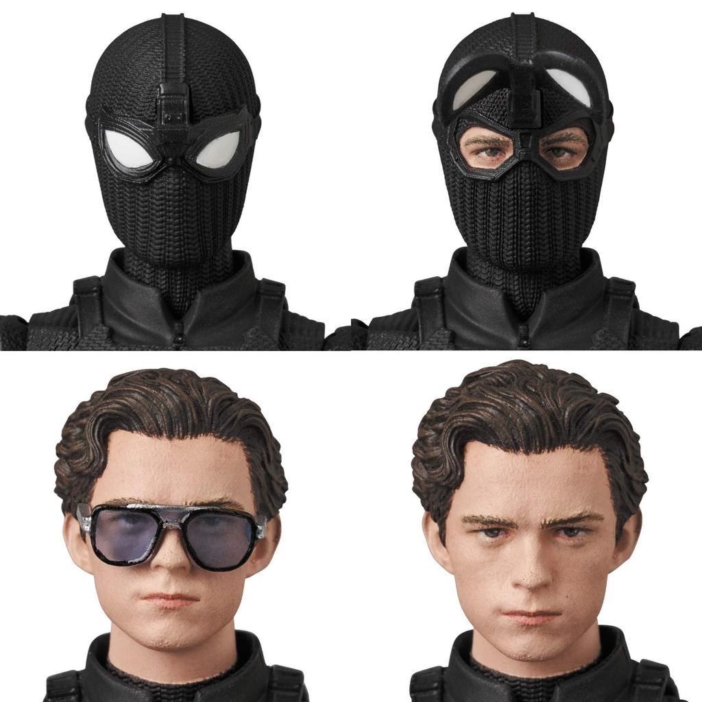MAFEX Far From Home Стелс-костюм Приблизительно 150 мм в высоту Раскрашенная фигурка №125 Человек-паук - Человек-паук - -