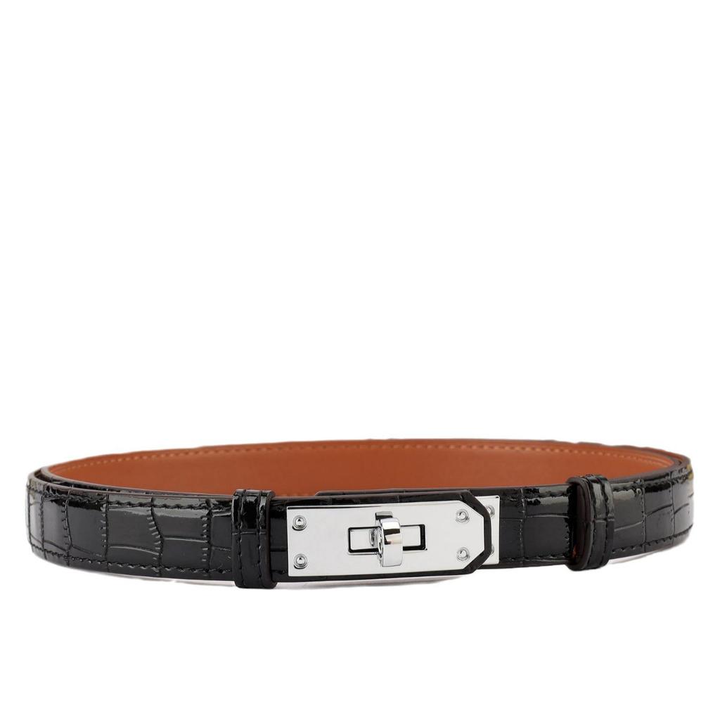 Универсальный женский ремень H-образного типа из лицевой коровьей кожи для подчеркивания талии и украшения летних платьев