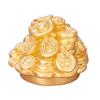Auspicious Imitation Gold Ingot Ornament Plastic Mascot Display Crafts Home Decor