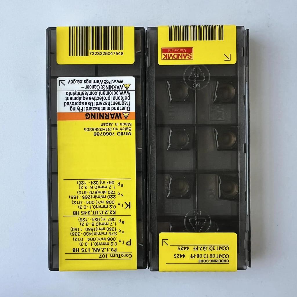 Original Sandvik / CCMT09T308-PF 4425 / CNC Lathe Carbide Blade 10 PCS