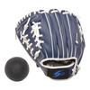 GP Glove for Lower Elementary School Includes Soft Navy X White X Red (GP) Students, 9-inch, Left-Handed Throw, Ball,