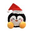 Wearing a Christmas Hat Cute Plush Toy 15cm Dumpling Plush toy Christmas Plush Toy  Toys