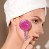 Facial Treatment with Puck Ball Ball Face Massager Face Neck and Eyes Firming Skin Massaging Ball