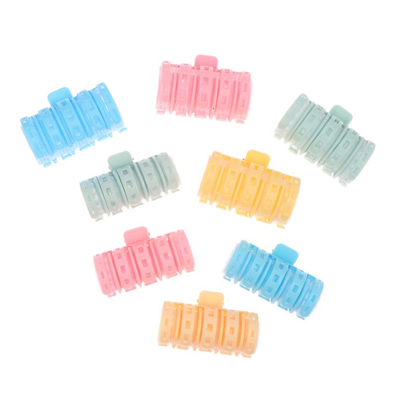 2Pcs Self-Adhesive Bangs Curlers Lazy Spiral Hair Bangs Roll Curler Plastic No Heat Air Diy Hair Curling Styling Tools
