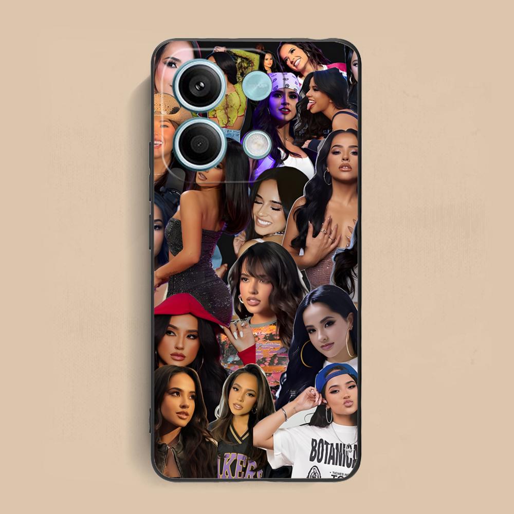 Модный матовый чехол из ТПУ Becky G для мобильного телефона Xiaomi Redmi Note 14 13 12 11 S Pro Plus 4G 5G, цветная печатная крышка