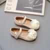 Новые детские кожаные туфли Мэри Джейн Сладкие Элегантные Туфли Принцессы для девочек Весна Осень Детские Повседневные Плоские Платье Одинарные Туфли