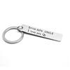 Нержавеющая сталь Drive Safe брелок для ключей для семьи мама папа брелок подарочные аксессуары День отца День матери