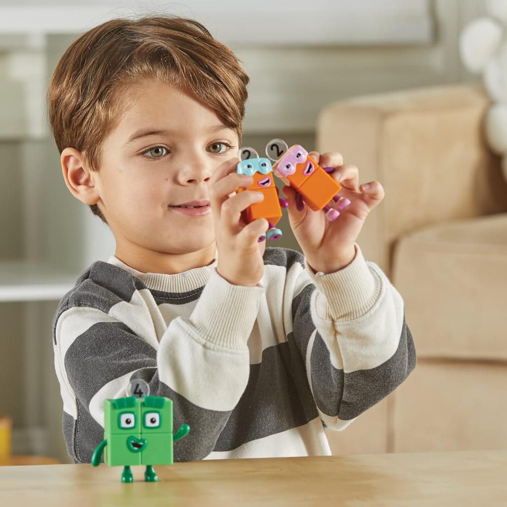 Числоблоки Четыре и Ужасные Двойки Фигурки персонажей Числоблоков 95355 Оригинальный набор из 3 штук