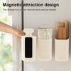 Yousheng Magnetic Storage Box Acrylic Straw Holder Large Capacity Multipurpose Reusable Tumbler Straw Organizer Kitchen Accessories Container