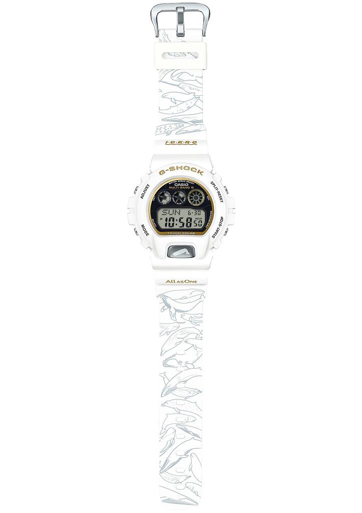 Часы Love Sea and The Earth Eye Search Japan Collaboration Model Radio Solar Biomass Plastic White x Gold [Casio] G-Shock [] GW-6904K-7JR Мужские