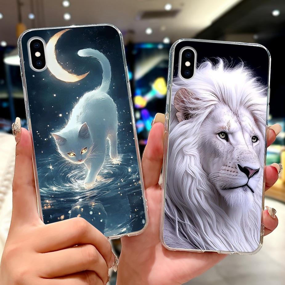 Для iPhone X XR XS Max Чехол Роскошный Модный Расписной Чехол Мягкий Силиконовый Чехол для Телефона Для iPhone XS Max iPhoneX iPhoneXR Fundas Сумки