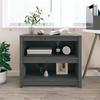 VidaXL Bookcase Grey 80x35x68 Cm Solid Pine Wood 821676