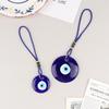 Турецкий счастливый синий дурной глаз стеклянный брелок подвеска амулеты сумка автомобильный брелок кольцо для женщин мужчин подарок телефон висит