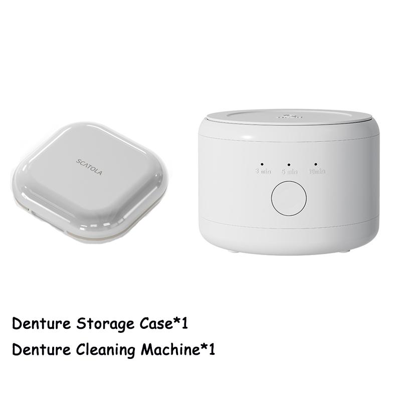 New Ultrasonic Retainer Cleaner Machine for Dentures Retainer Mouth Guard Aligner Whitening Trays Personal Oral Supplies