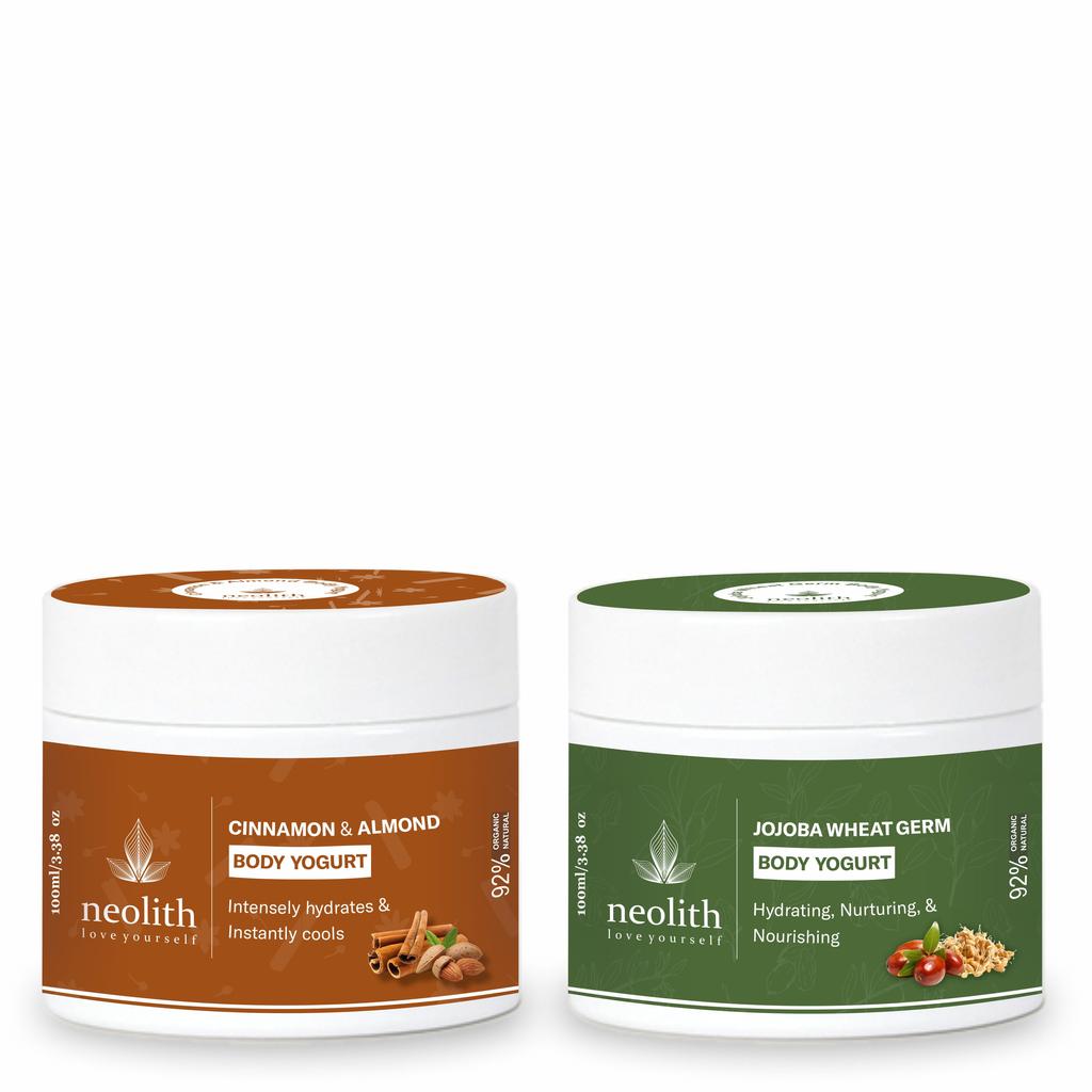 Йогурт для тела с зародышами пшеницы жожоба, морингой и пентавитином || Легкое увлажнение | Мгновенное охлаждение