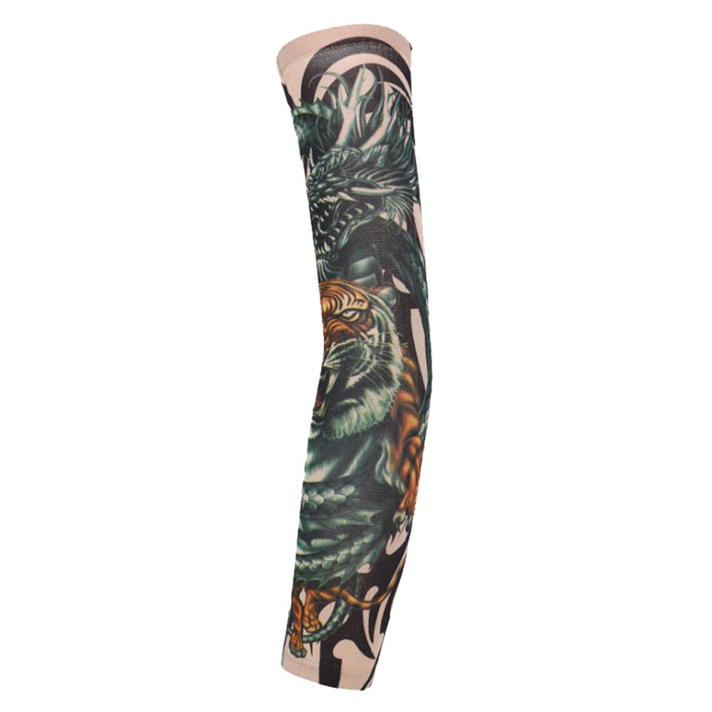 UV Protection Outdoor Sport Sun Protection Tattoo Arm Sleeves Arm Cover Flower Arm Sleeves