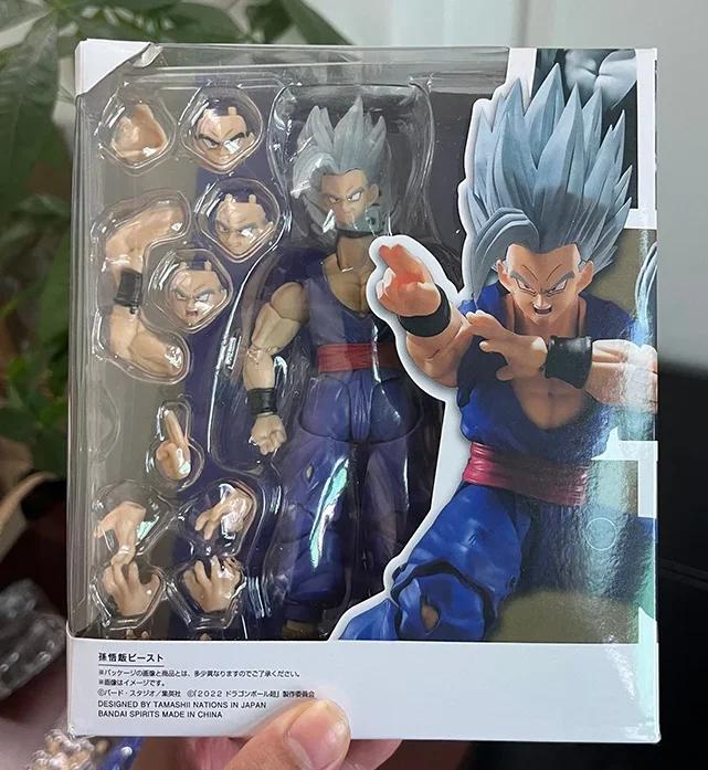 Dragon Sphere SHF Супер Сайян Сын Гоку Зверь Фигурка Действия 17см ПОЛИВИНИЛХЛОРИД Подвижная Анимация Коллекционер Миниатюрные Игрушки Подарок