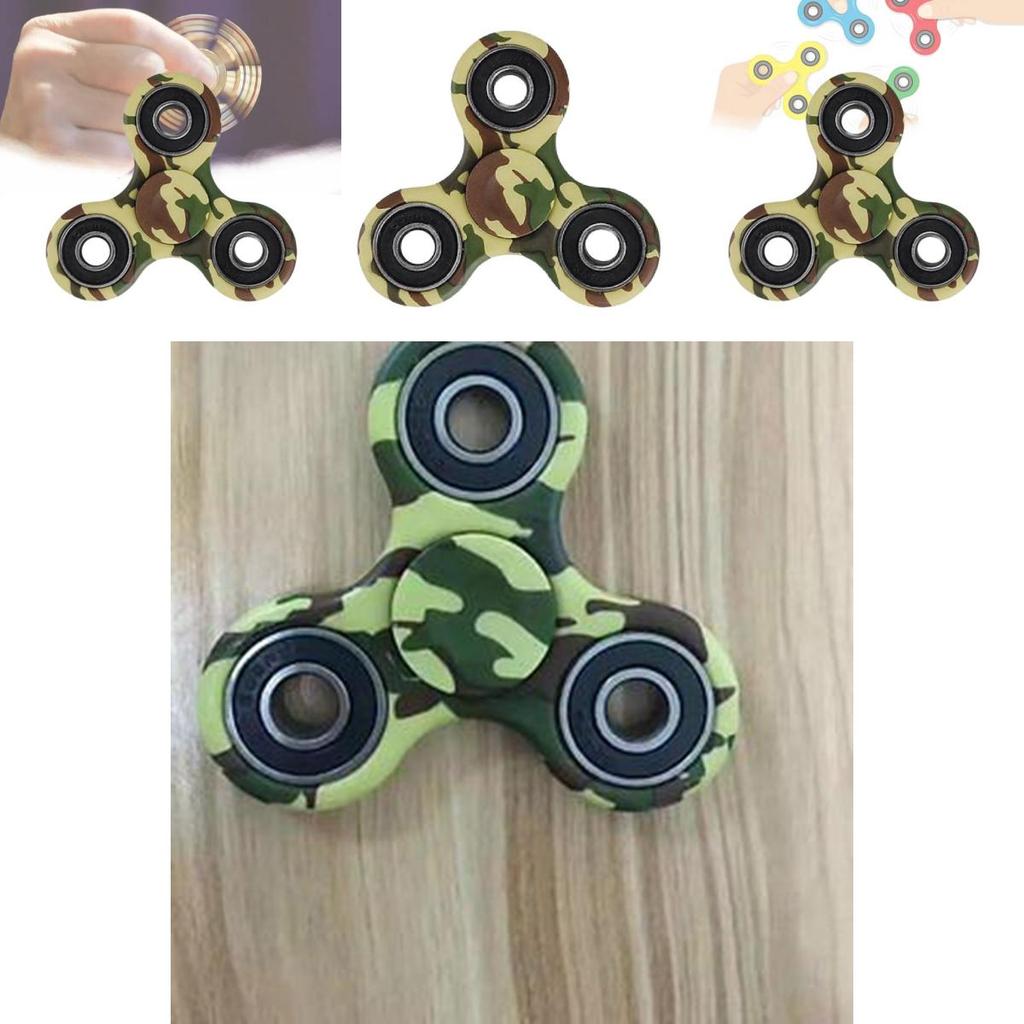 Красочный пластиковый спиннер для пальцев детская игрушка желтая мультяшная иллюстрация